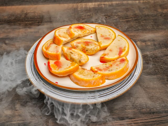 Orange Kulfi.