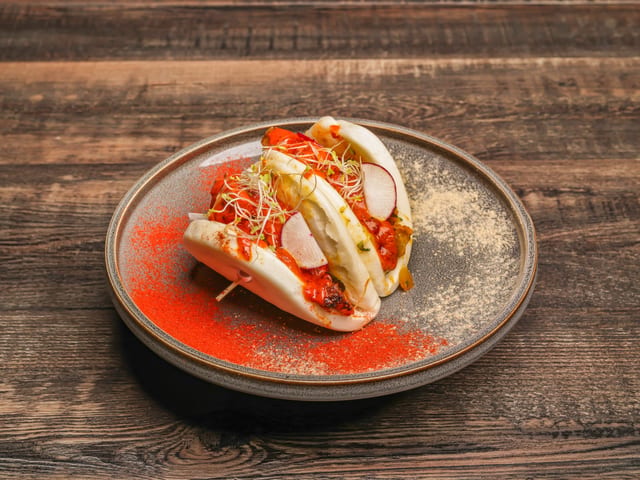 Chicken Tikka Bao Bun.